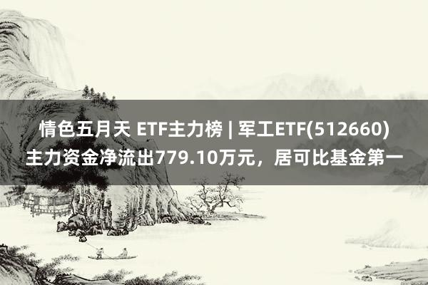 情色五月天 ETF主力榜 | 军工ETF(512660)主力资金净流出779.10万元，居可比基金第一