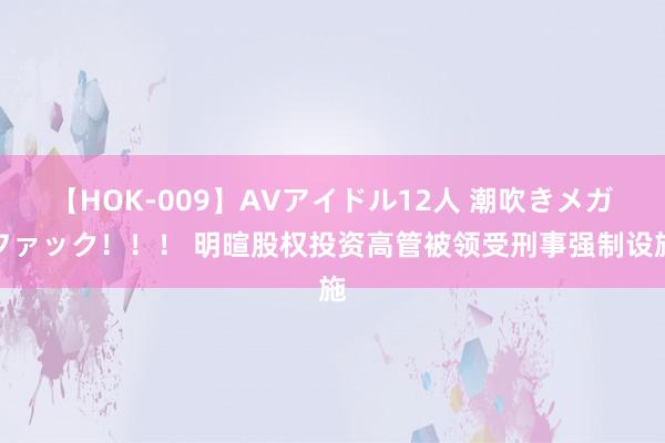 【HOK-009】AVアイドル12人 潮吹きメガファック！！！ 明暄股权投资高管被领受刑事强制设施